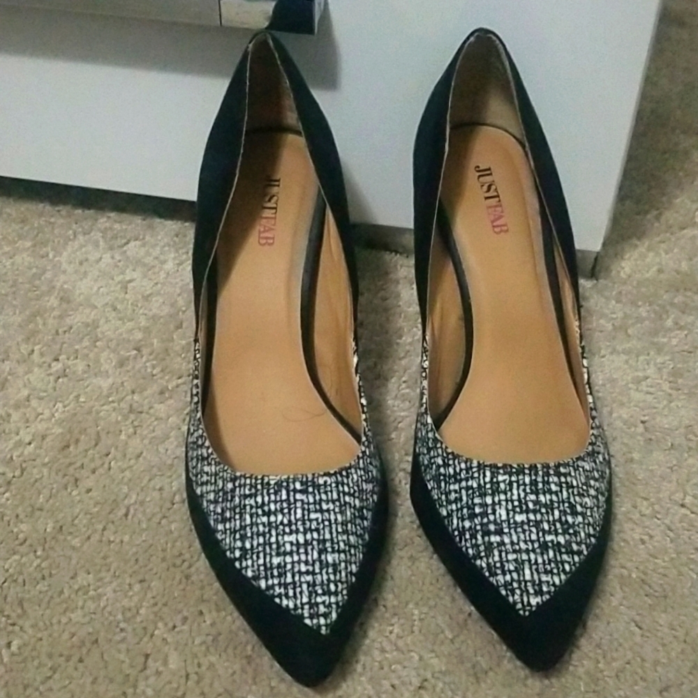 Black & White Heels